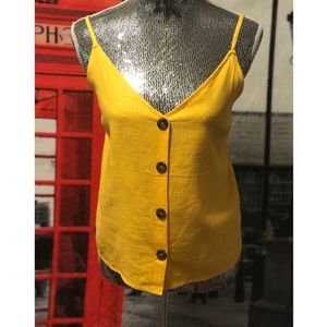 Love J | Mustard color tank top | Size: M